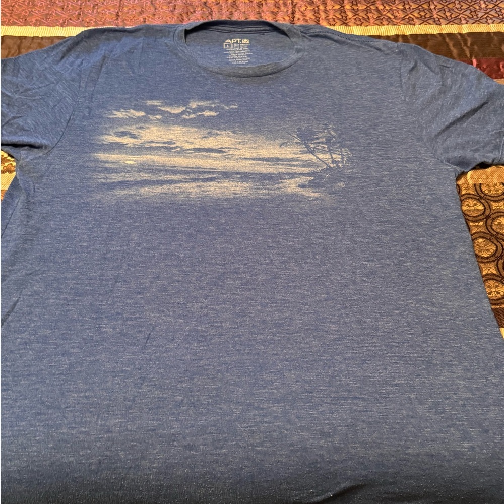 Apt. 9 Blue beach t shirt